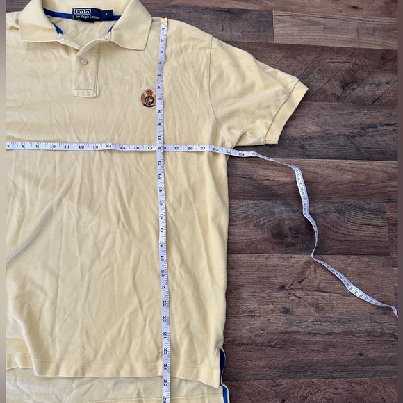 Vintage Polo Ralph Lauren Polo Shirt Mens Large Yellow - Picture 5 of 5